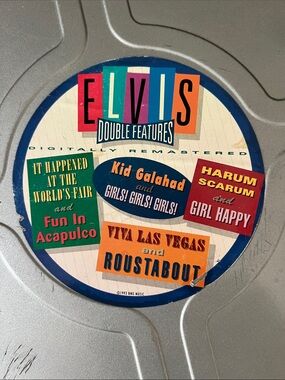 Elvis Presley double features Film Canister